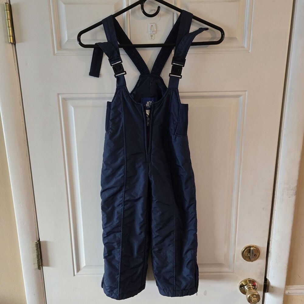 Ice Blue Snow Bib Pants Navy Insulated Toddler 4T Winter Ski Snowmobile